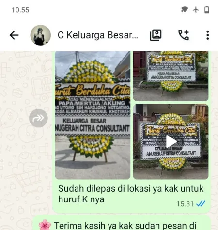 Pengiriman Papan Bunga Duka Jakarta Utara