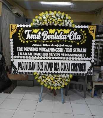 Papan Bunga di Jakarta Utara