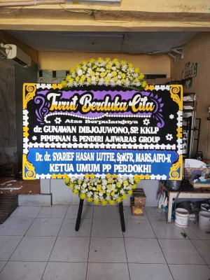 Papan Bunga di Jakarta Utara